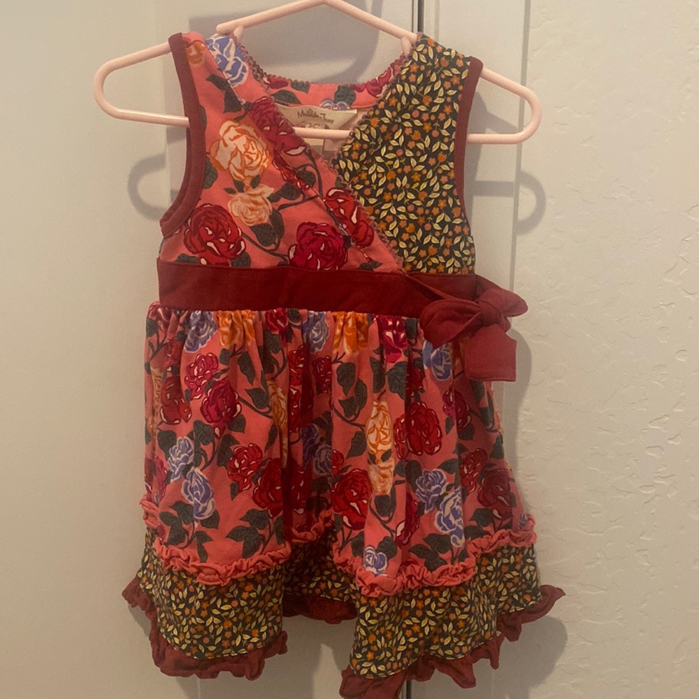 Matilda Jane Floral & Leaves Toddler Dress